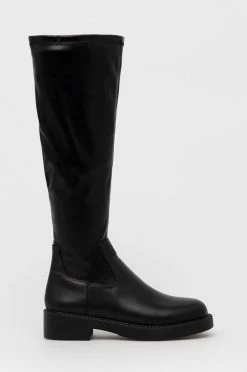 Γυναικεία Μπότες Δερμάτινες μπότες Aldo Anne χρώμα: μαύρο