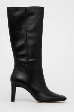 Γυναικεία Μπότες Δερμάτινες μπότες Aldo χρώμα: μαύρο