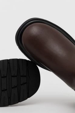 Γυναικεία Μποτάκια Δερμάτινες μπότες Τσέλσι Aldo χρώμα: καφέ -Aldo Sales Store unnamed file 1374