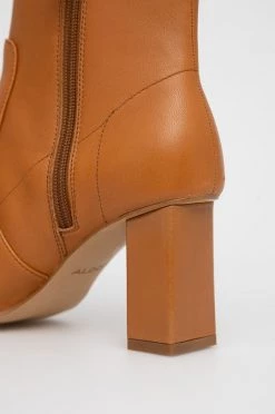 Γυναικεία Μποτάκια Δερμάτινες μπότες Aldo Theliven χρώμα: καφέ -Aldo Sales Store unnamed file 1433