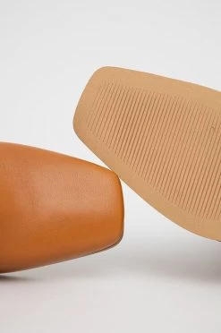 Γυναικεία Μποτάκια Δερμάτινες μπότες Aldo Theliven χρώμα: καφέ -Aldo Sales Store unnamed file 1434