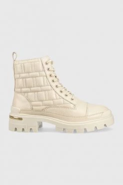 Γυναικεία Μποτάκια Δερμάτινες μπότες Aldo Quilt μπεζ,