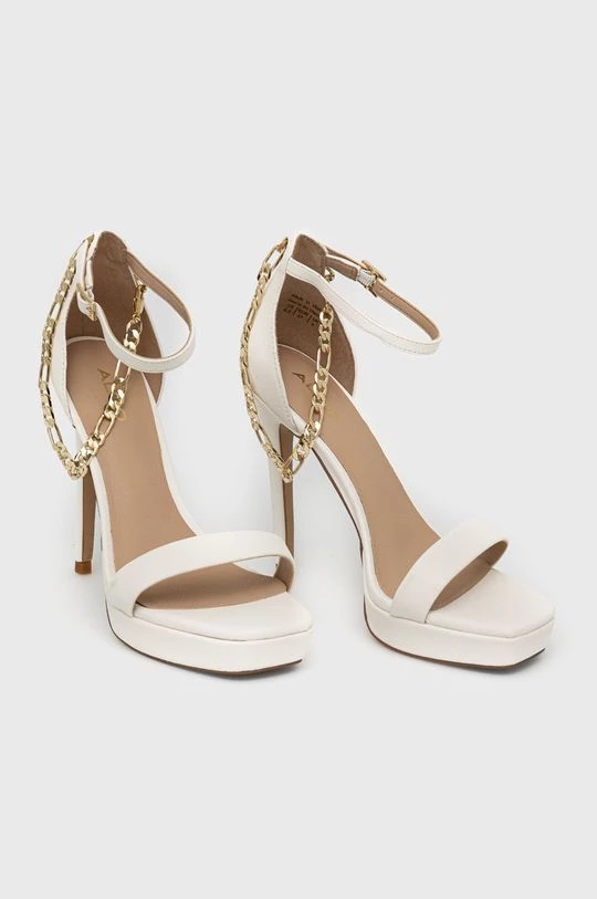 Γυναικεία Πέδιλα με τακούνι Σανδάλια Aldo άσπρο 2 Γυναικεία Πέδιλα με τακούνι Σανδάλια Aldo άσπρο - Image 2