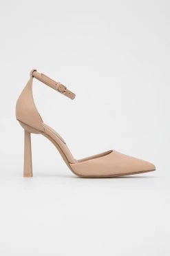 Γυναικεία Πέδιλα με τακούνι Δερμάτινα σανδάλια Aldo μπεζ