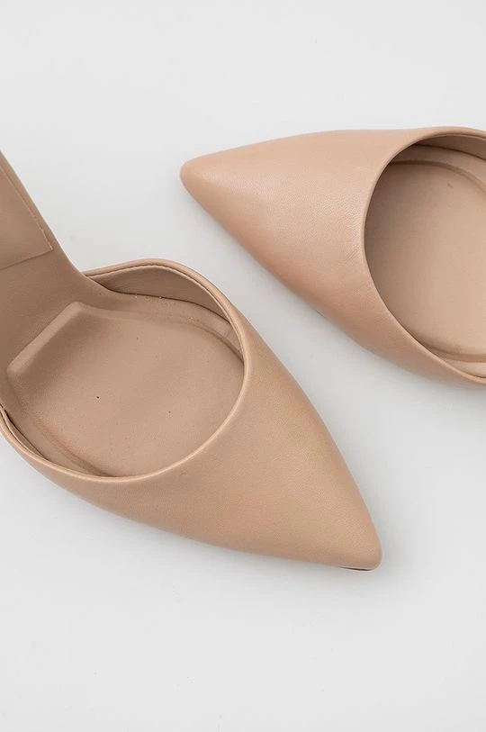 Γυναικεία Πέδιλα με τακούνι Δερμάτινα σανδάλια Aldo μπεζ 4 Γυναικεία Πέδιλα με τακούνι Δερμάτινα σανδάλια Aldo μπεζ - Image 4