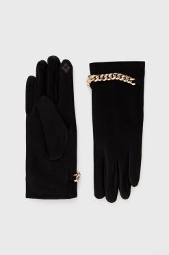 Γυναικεία Γάντια Aldo χρώμα: μαύρο