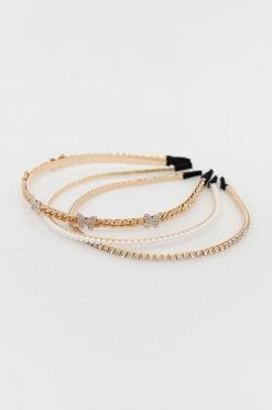 Γυναικεία Αξεσουάρ μαλλιών Στεκα μαλλιών Aldo (3-pack) χρυσαφί