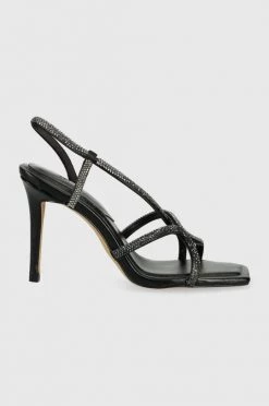 Γυναικεία Πέδιλα με τακούνι Σανδάλια Aldo Krolewna μαύρο