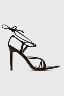 Γυναικεία Πέδιλα με τακούνι Σανδάλια Aldo Lona μαύρο