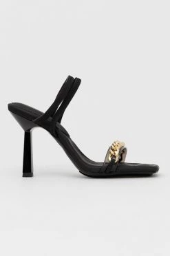 Γυναικεία Πέδιλα με τακούνι Σανδάλια Aldo Riccheza μαύρο