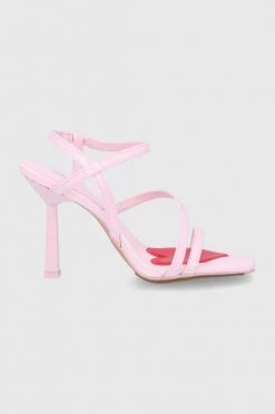 Γυναικεία Πέδιλα με τακούνι Σανδάλια Aldo Luvly ροζ