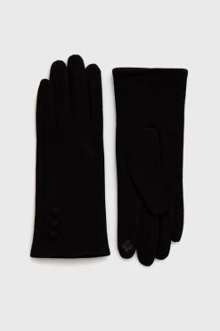 Γυναικεία Γάντια Aldo χρώμα: μαύρο