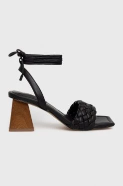 Γυναικεία Πέδιλα με τακούνι Σανδάλια Aldo Tresso μαύρο