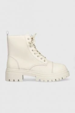 Γυναικεία Μποτάκια Δερμάτινα Workers Aldo Bigmark μπεζ