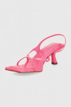 Γυναικεία Πέδιλα με τακούνι Σανδάλια Aldo Loni ροζ -Aldo Sales Store unnamed file 3670