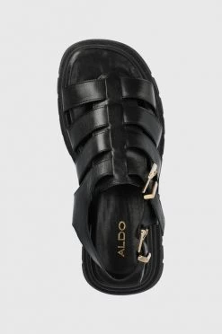 Γυναικεία Σανδάλια Δερμάτινα σανδάλια Aldo Velma χρώμα: μαύρο -Aldo Sales Store unnamed file 3704