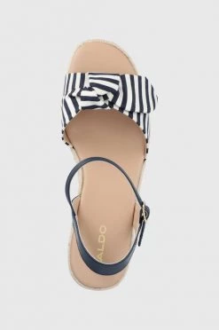 Γυναικεία Σανδάλια Aldo Macrama χρώμα: ναυτικό μπλε -Aldo Sales Store unnamed file 3747