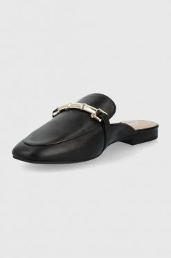 Γυναικεία Σαγιονάρες Δερμάτινες παντόφλες Aldo Boski χρώμα: μαύρο -Aldo Sales Store unnamed file 3755