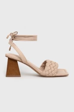 Γυναικεία Πέδιλα με τακούνι Σανδάλια Aldo Tresso μπεζ