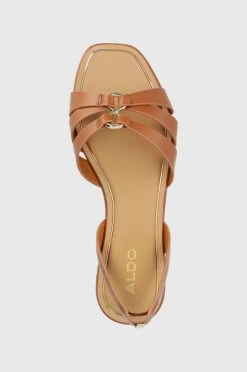 Γυναικεία Σανδάλια Aldo Marassi χρώμα: καφέ -Aldo Sales Store unnamed file 3812
