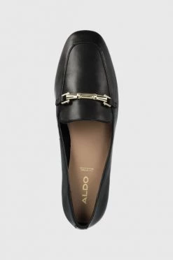 Γυναικεία Μοκασίνια Δερμάτινα μοκασίνια Aldo Boska χρώμα: μαύρο -Aldo Sales Store unnamed file 3816
