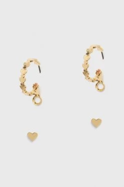 Γυναικεία Aldo - Σκουλαρίκια Berobrenna (3-pack) χρυσαφί