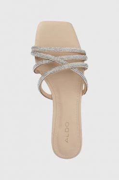 Γυναικεία Σαγιονάρες Παντόφλες Aldo Rossie χρώμα: ασημί -Aldo Sales Store unnamed file 4061