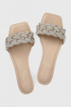 Γυναικεία Σαγιονάρες Παντόφλες Aldo Dima χρώμα: μπεζ -Aldo Sales Store unnamed file 4070