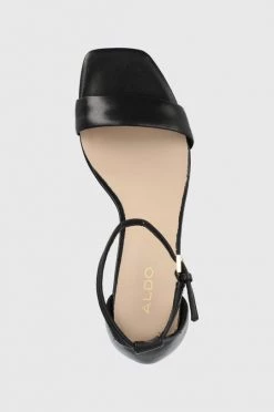 Γυναικεία Πέδιλα με τακούνι Δερμάτινα σανδάλια Aldo Kedeaviel μαύρο -Aldo Sales Store unnamed file 4093