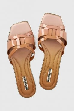 Γυναικεία Σαγιονάρες Παντόφλες Aldo Cadialdan χρώμα: καφέ -Aldo Sales Store unnamed file 4109