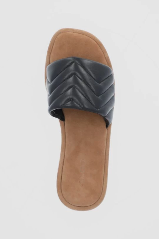 Γυναικεία Σαγιονάρες Δερμάτινες παντόφλες Aldo Pilina χρώμα: μαύρο 4 Γυναικεία Σαγιονάρες Δερμάτινες παντόφλες Aldo Pilina χρώμα: μαύρο - Image 4