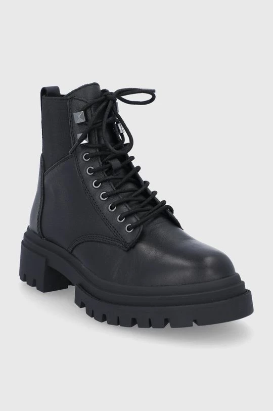 Γυναικεία Μποτάκια Δερμάτινα Workers Aldo χρώμα: μαύρο 2 Γυναικεία Μποτάκια Δερμάτινα Workers Aldo χρώμα: μαύρο - Image 2