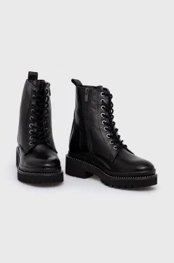 Γυναικεία Μποτάκια Δερμάτινες μπότες Aldo χρώμα: μαύρο -Aldo Sales Store unnamed file 487